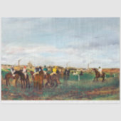 Die Pferderennen, Edgar Degas Seidenpapier (Vorderseite)