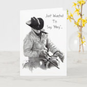 DIE PFERDESTRAINER" Stift, KARTE (Gelbe Blume)