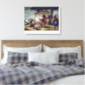 Die Pferdewächter in der Schlacht von Waterloo, gr Leinwanddruck (Insitu (Schlafzimmer))