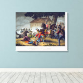 Die Pferdewächter in der Schlacht von Waterloo, gr Leinwanddruck (Insitu (Holzboden))