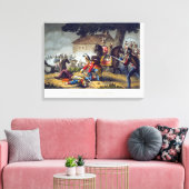 Die Pferdewächter in der Schlacht von Waterloo, gr Leinwanddruck (Insitu (Wohnzimmer))