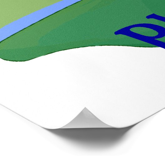 Die Pflanze der Welt als Baum gerettet Poster (Ecke)