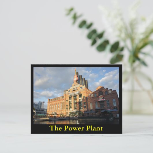 Die Pflanze des Powers Postkarte (Stehend Vorderseite)