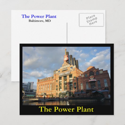 Die Pflanze des Powers Postkarte (Vorne/Hinten)