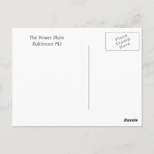 Die Pflanze des Powers Postkarte (Rückseite)