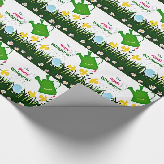 Die Pflanze flüstert Geschenkpapier (Ecke)