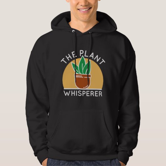 Die Pflanze flüstert Hoodie (Vorderseite)