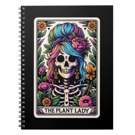 Die Pflanze Lady Tarot Card Notebook Collection Notizblock (Vorderseite)