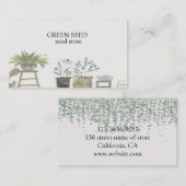 Die Pflanze Visitenkarte (Vorne/Hinten)