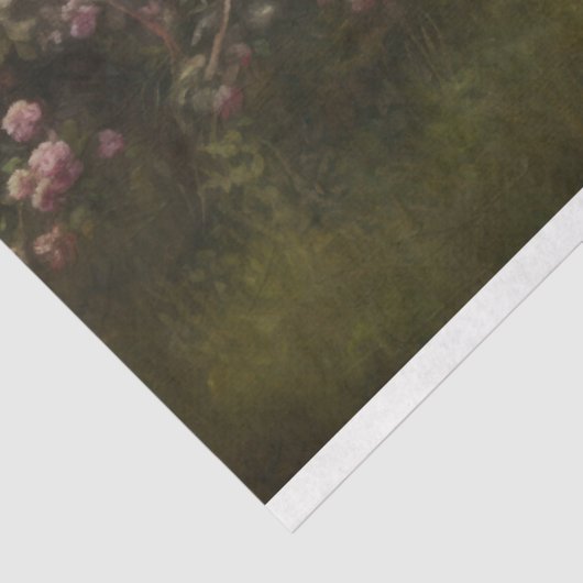 Die Pflanzen im Blumengarten Seidenpapier (Ausschnitt)