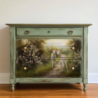 Die Pflanzen im Blumengarten Seidenpapier