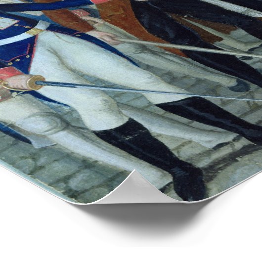 Die Pflanzung eines Baumes der Freiheit, c.1789 Poster (Ecke)