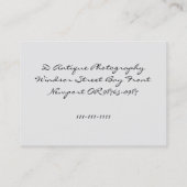 Die Pflege des verwundeten Ersten Weltkriegs Visitenkarte (Rückseite)