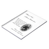 Die Pflege Student-mit Florence Nightingale Zitat. Notizblock (Linke Seite)