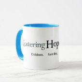 Die Pflege von Hoffnungs-Initiative Zwei-Tonte Tasse (Vorderseite Links)