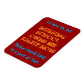 Die Pflegeschule besitzt mich Magnet (Linke Seite)