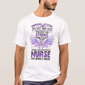 Die Pflegeschule kann Ihre Grenzen testen T-Shirt (Vorderseite)