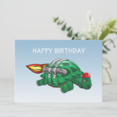 Die Phantastische Raketenturte Karte (Stehend Vorderseite)