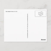 Die phantastische Welt der Katzen: Katze, die den  Postkarte (Rückseite)