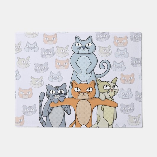 Die Phantastischen Katzen Fußmatte (Vorderseite)