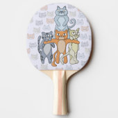 Die Phantastischen Katzen Tischtennis Schläger (Rückseite)