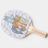 Die Phantastischen Katzen Tischtennis Schläger (Seitenansicht)