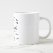 Die Phantastischste Ehefrau der Welt Jumbo-Tasse (Rechts)