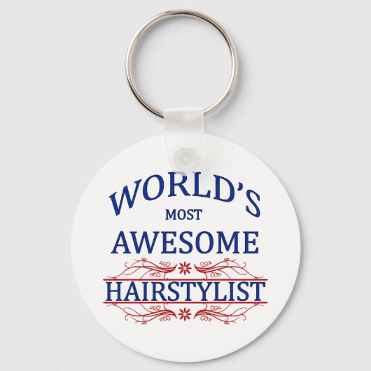 Die Phantastischste Friseurin der Welt Schlüsselanhänger (Vorderseite)