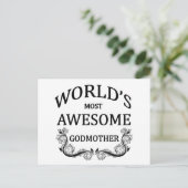 Die Phantastischste Großmutter der Welt Postkarte (Stehend Vorderseite)