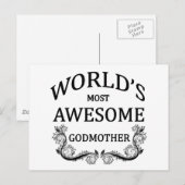 Die Phantastischste Großmutter der Welt Postkarte (Vorne/Hinten)