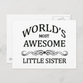 Die Phantastischste kleine Schwester der Welt Postkarte (Vorne/Hinten)