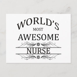 Die Phantastischste Krankenschwester der Welt Postkarte