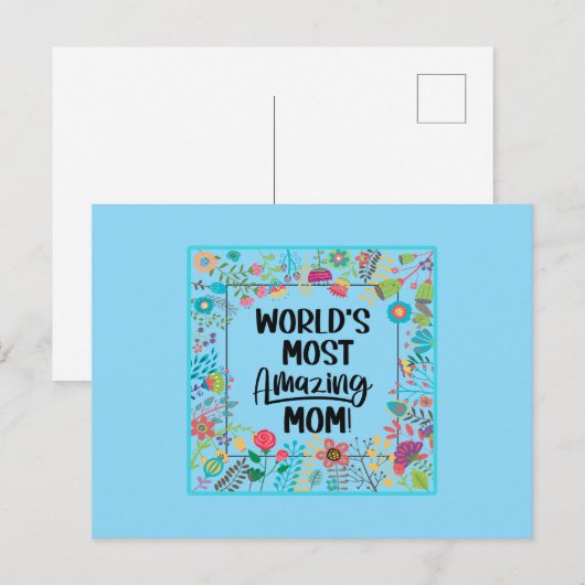 Die Phantastischste Mama der Welt Postkarte (Vorne/Hinten)