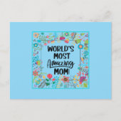 Die Phantastischste Mama der Welt Postkarte (Vorderseite)