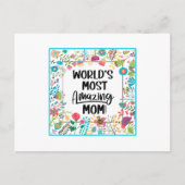 Die Phantastischste Mama der Welt Postkarte (Vorderseite)
