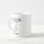 Die Phantastischste Nummer eins der Funny Priest G Kaffeetasse (Vorderseite Links)