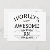 Die Phantastischste RN der Welt Postkarte (Vorne/Hinten)