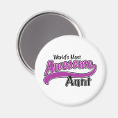 Die Phantastischste Tante der Welt Magnet (Vorderseite/Rückseite)