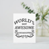 Die Phantastischste Tochter der Welt Postkarte (Stehend Vorderseite)