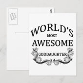 Die Phantastischste Tochter der Welt Postkarte (Vorne/Hinten)
