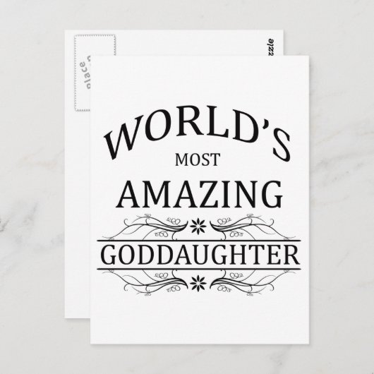 Die Phantastischste Tochter der Welt Postkarte (Vorne/Hinten)