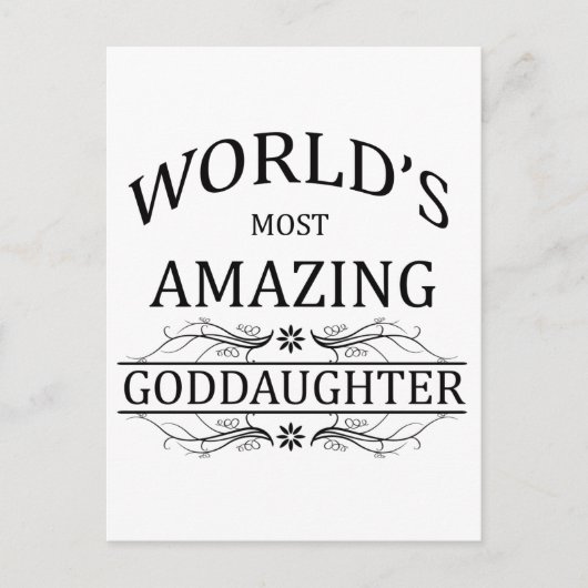 Die Phantastischste Tochter der Welt Postkarte (Vorderseite)