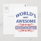 Die Phantastischste Tochter der Welt Postkarte (Vorne/Hinten)