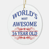 Die Phantastischsten 16 Jahre der Welt Keramikornament (Links)