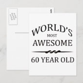 Die Phantastischsten 60 Jahre alt Postkarte (Vorne/Hinten)