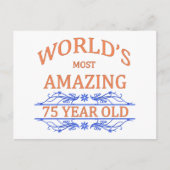 Die Phantastischsten 75 Jahre der Welt Postkarte (Vorderseite)