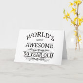 Die Phantastischsten 90 Jahre der Welt Karte (Gelbe Blume)