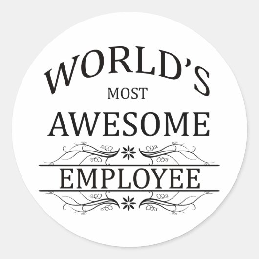 Die Phantastischsten Mitarbeiter der Welt Runder Aufkleber (Vorderseite)