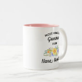 Die Phantastischsten Oma-je-Blume Zweifarbige Tasse (VorderseiteRechts)