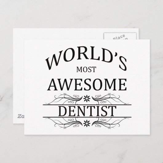 Die Phantastischsten Zahnärzte der Welt Postkarte (Vorne/Hinten)